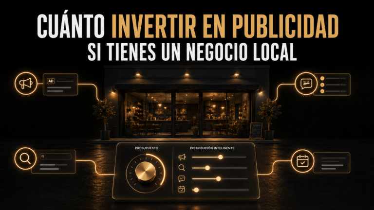 Cuánto invertir en publicidad si tienes un negocio local
