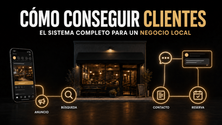 Cómo conseguir clientes para un negocio local: el sistema completo